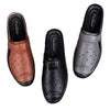 MEN'S PERFORATED BREATHABLE SLIP-ON LOAFER MULES MUA1296F3F