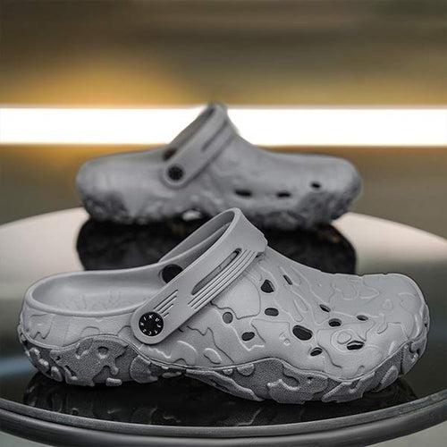 MEN'S OUTDOOR ANTI-SLIP CLOSED-TOE BEACH CLOGS MUA1013G7F