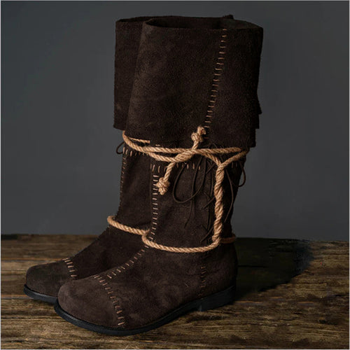 MEN'S RETRO HIGH-TOP COW-BOY BOOTS MUA2100F0I