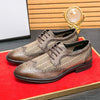 MEN'S HOLLOW OUT BREATHABLE BROGUE DRESS SHOES MUA0913F9F