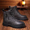 MEN'S DURABLE AND STYLISH LACE-UP LEATHER BOOTS MUA1198G5I