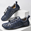 MEN'S BREATHABLE LEATHER CASUAL SNEAKERS MUA0976G8I