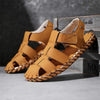 MEN'S FLAT CLOSED-TOE CASUAL BEACH SANDALS MUA0947G9F