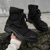 MEN'S EDGY PLATFORM ANKLE BOOTS WITH BOLD STYLE  MUA1768G9I