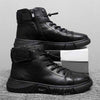 MEN'S CLASSIC BLACK LACE-UP BOOTS MUA1092G0I