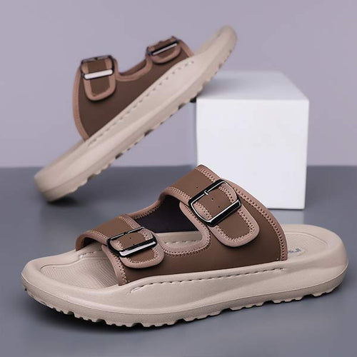 MEN'S CASUAL OUTDOOR BEACH SLIDE SANDALS MUA1977F7F