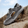 MEN'S ULTRA-SPORTY LEATHER SHOES WITH ALL-TERRAIN GRIP MUA2056F8I
