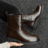 MEN'S CLASSIC LEATHER ANKLE BOOTS MUA1769G4I