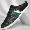 MEN'S FLYKNIT MESH LACE-UP BACKLESS SNEAKERS MUA2045F8F
