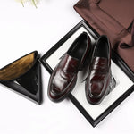 MEN'S BUSINESS LEATHER DRESS SHOES 43459014YL