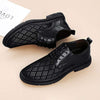 MEN'S KNIT HOLLOW OUT MESH PANEL BUSINESS DRESS SHOES MUA1735F6F