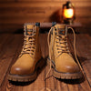 MEN'S DURABLE AND STYLISH LACE-UP LEATHER BOOTS MUA1198G5I