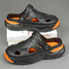 MEN'S THICK-SOLED CLOSED-TOE BEACH CLOGS WITH VENTILATION MUA0883G7F