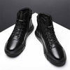 MEN'S CLASSIC BLACK LACE-UP BOOTS MUA1092G0I