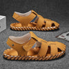 MEN'S FLAT CLOSED-TOE CASUAL BEACH SANDALS MUA0947G9F