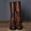 MEN'S RETRO HIGH-TOP COW-BOY BOOTS MUA2100F0I