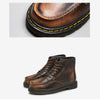 MEN'S RETRO LEATHER ANKLE BOOTS WITH DURABLE SOLE MUA0997G5I