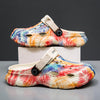 MEN'S SUMMER ACTIVEWEAR CLOGS WITH VIBRANT TROPICAL DESIGN MUA2259G4I