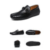MEN'S UNIQUE WOVEN LEATHER LOAFERS MUA0977G2I