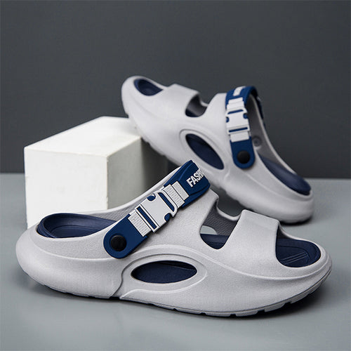 MEN'S SUMMER OUTDOOR NON-SLIP DUAL-COLOR THICK-SOLED EVA SLIPPERS MUA0263G6I