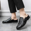 MEN'S SLIP-ON LAZY MULE LEATHER LOAFERS MUA3017E2F