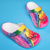 MEN'S COLORFUL ANIMAL AND RAINBOW DESIGN CLOG SHOES MUA2345E2I