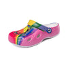 MEN'S COLORFUL ANIMAL AND RAINBOW DESIGN CLOG SHOES MUA2345E2I