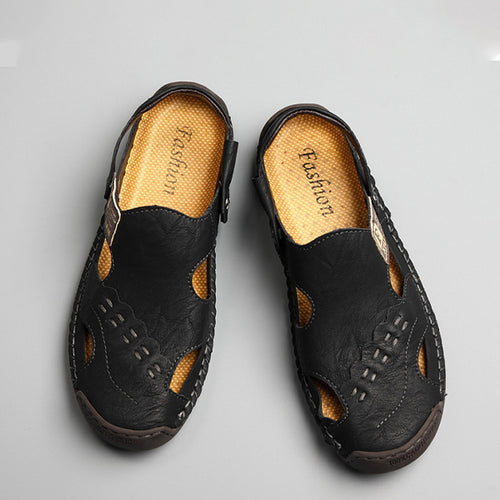 MEN'S COMFY LEATHER SLIP-ON SHOES MUA0533F0I