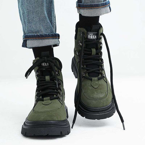 MEN'S RUGGED AND STYLISH LACE-UP BOOTS MUA1192G8I