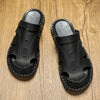 MEN'S CASUAL LEATHER SLIP-ON SANDALS MUA2337E4I