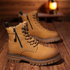 MEN'S DURABLE AND STYLISH LACE-UP LEATHER BOOTS MUA1198G5I
