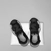 MEN'S SPORTY CASUAL CLOSED-TOE PLATFORM BEACH SANDALS MUA1017F3F
