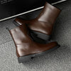 MEN'S CLASSIC LEATHER ANKLE BOOTS MUA1769G4I