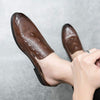 MEN'S SLIP-ON LAZY MULE LEATHER LOAFERS MUA3017E2F