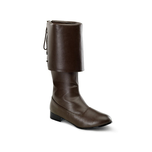 MEN'S MEDIEVAL LACE-UP ZIPPER CAVALIER BOOTS MUA0358G4I