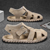 MEN'S CLOSED-TOE FLAT CASUAL BREATHABLE TRENDY BEACH SANDALS MUA1566G6I