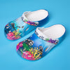 MEN'S COLORFUL ANIMAL AND RAINBOW DESIGN CLOG SHOES MUA2345E2I