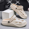 MEN'S FASHIONABLE CLOSED-TOE ANTI-SLIP BEACH CLOGS MUA0947F1F