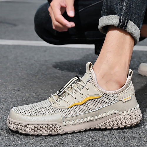 MEN'S LIGHTWEIGHT BREATHABLE ATHLETIC SHOES WITH DURABLE SOLE MUA0930G8I