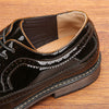 MEN'S POLISHED LEATHER BROGUE SHOES MUA2280E8I