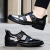 MEN'S SLIP-ON HOLLOW OUT CASUAL LEATHER SANDALS MUA2988E0F