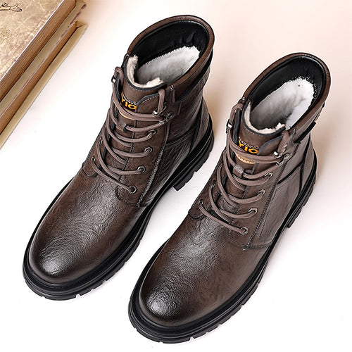 MEN'S COLD RESISTANT AND WARM LACE UP BOOTS  MUA1075G7I