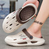 MEN'S FASHIONABLE CLOSED-TOE ANTI-SLIP BEACH CLOGS MUA0720F4F