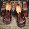 MEN'S COMFORTABLE LEATHER CUSHION SANDALS FOR CASUAL & OUTDOOR 42576162YL