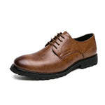 MEN'S CLASSIC LACE UP BUSINESS LEATHER SHOES 82813209YL