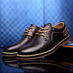 MEN'S CASUAL HAND-STITCHED LACE-UP DRESS SHOES 36734545S