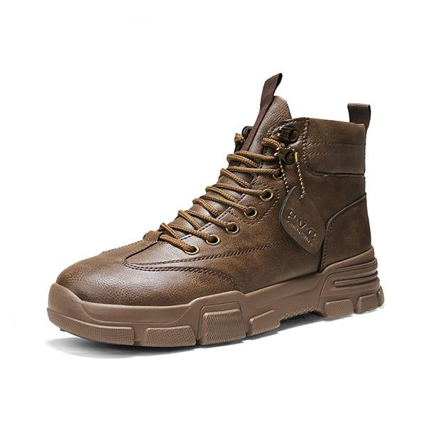 MEN'S THICK SOLE WORK LACE UP BOOTS 90451059S