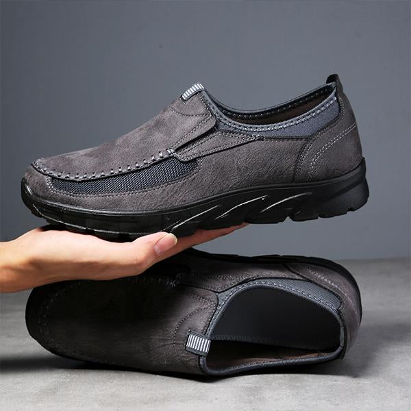 MEN'S RETRO BREATHABLE SLIP-ON CASUAL SHOES 16533125S