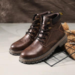 MEN'S CASUAL LACE UP OUTDOOR WORK STYLE BOOTS 88200417S