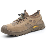 MEN'S BREATHABLE TENDON SOLE LABOR PROTECTION SHOES 90263987S